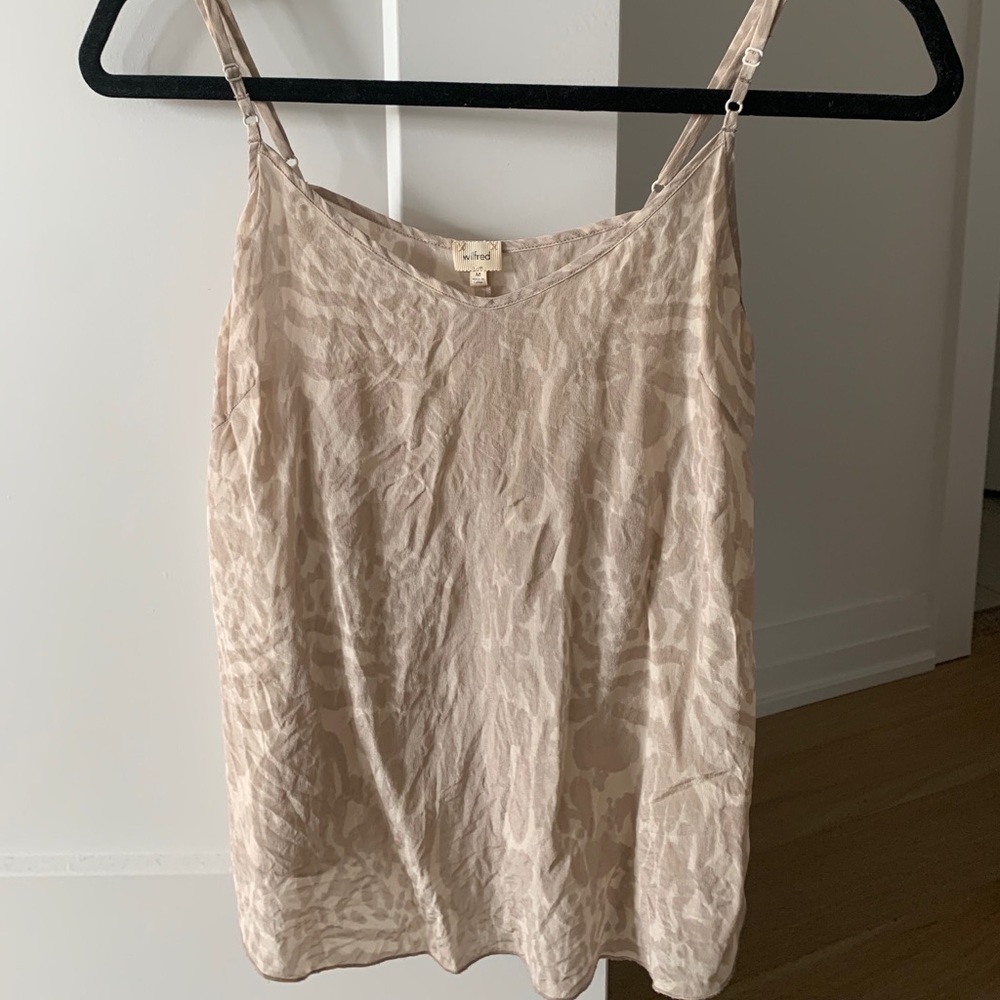Wilfred Silk Patterned Cami Tank